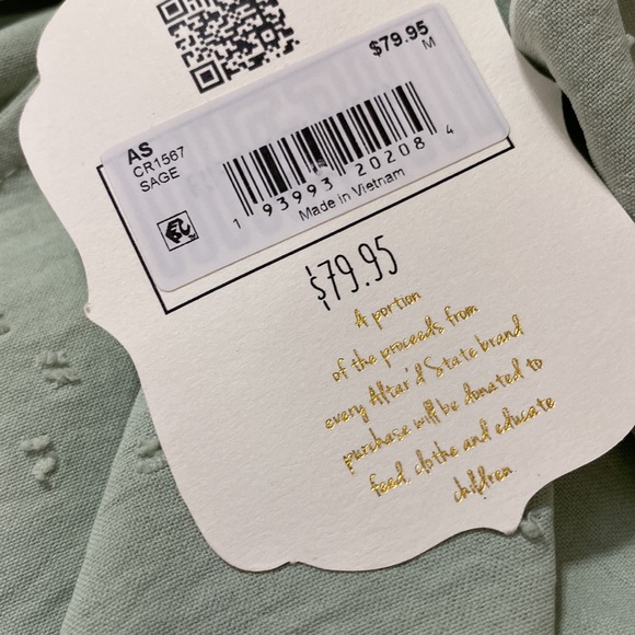 Babydoll mint green dress - Picture 6 of 6